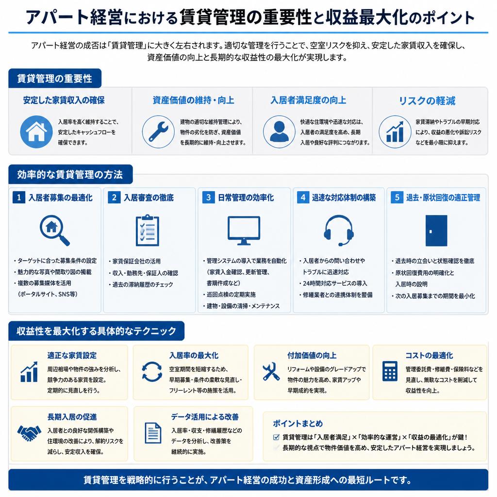 賃貸管理のポイント