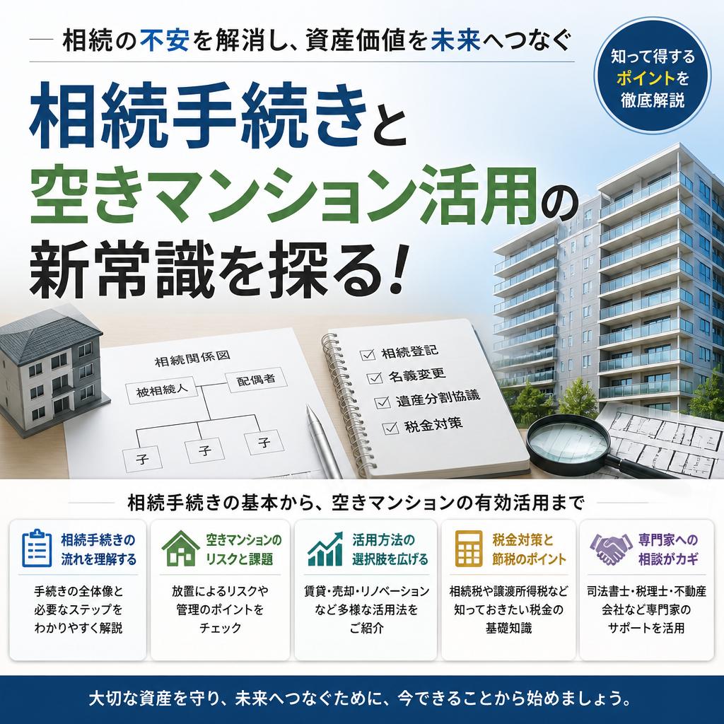 相続手続きと空きマンション活用の新常識を探る！