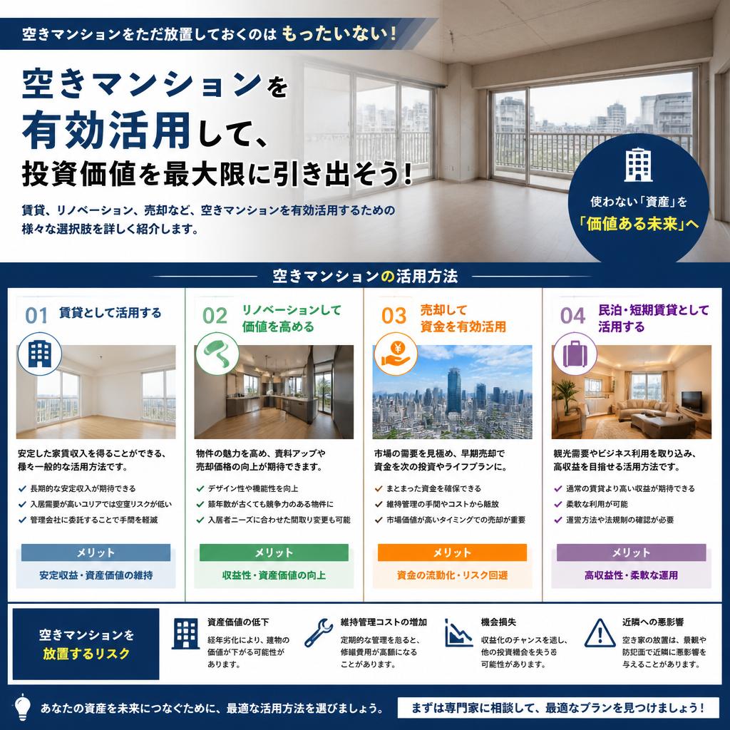 空きマンションの利活用法