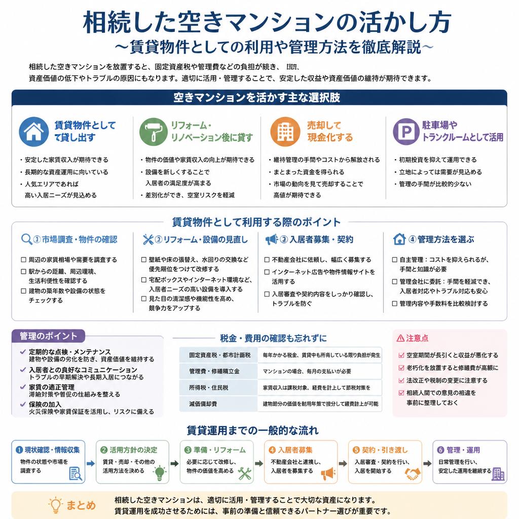 2. 相続による空きマンションの活用