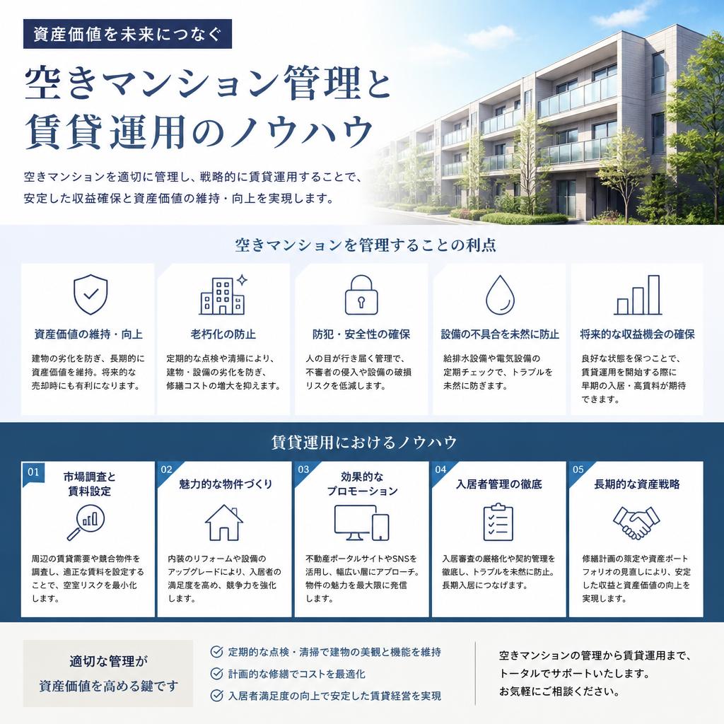 3. マンション管理と賃貸運用の重要性