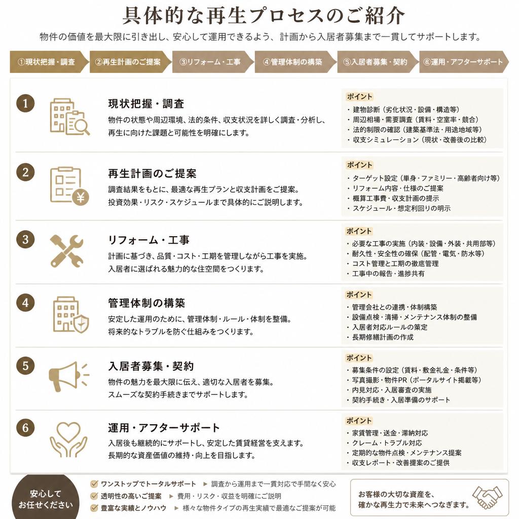 3. ボロボロの家を賃貸物件にするためのステップ