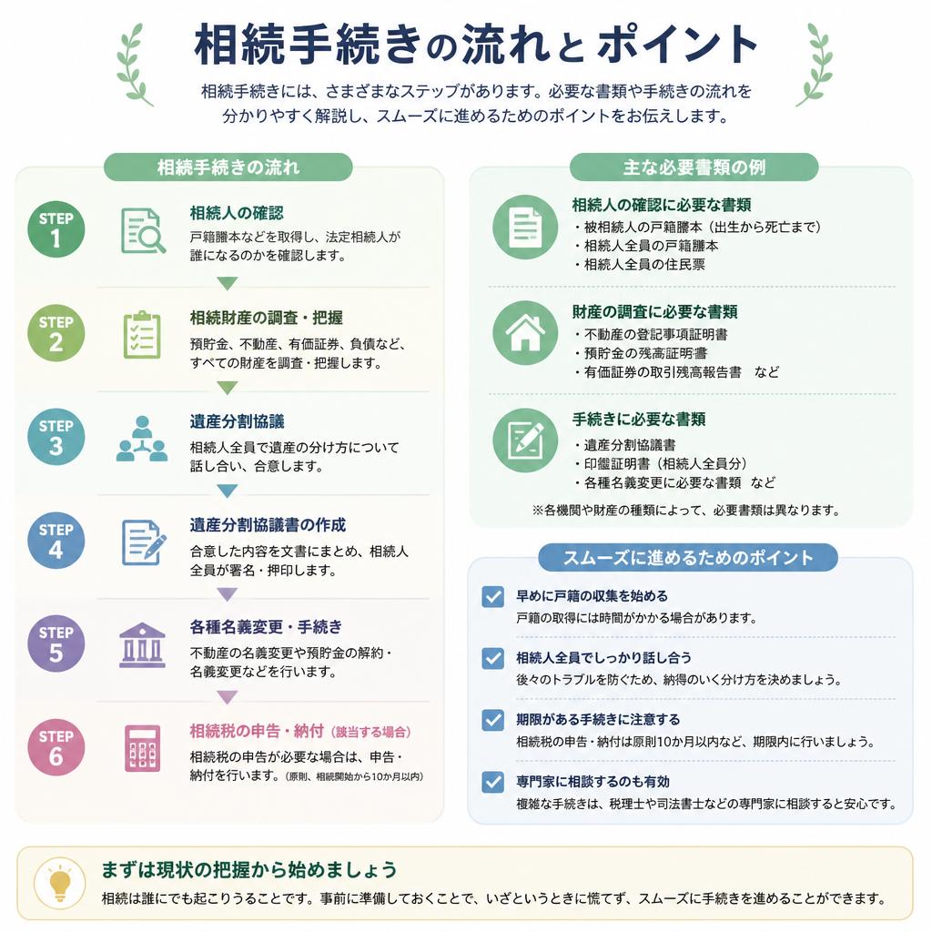 相続手続きの流れを徹底解説