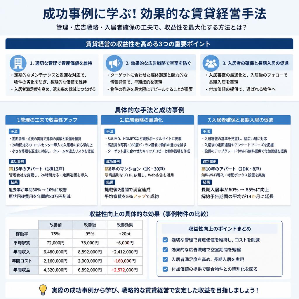 賃貸経営の成功事例