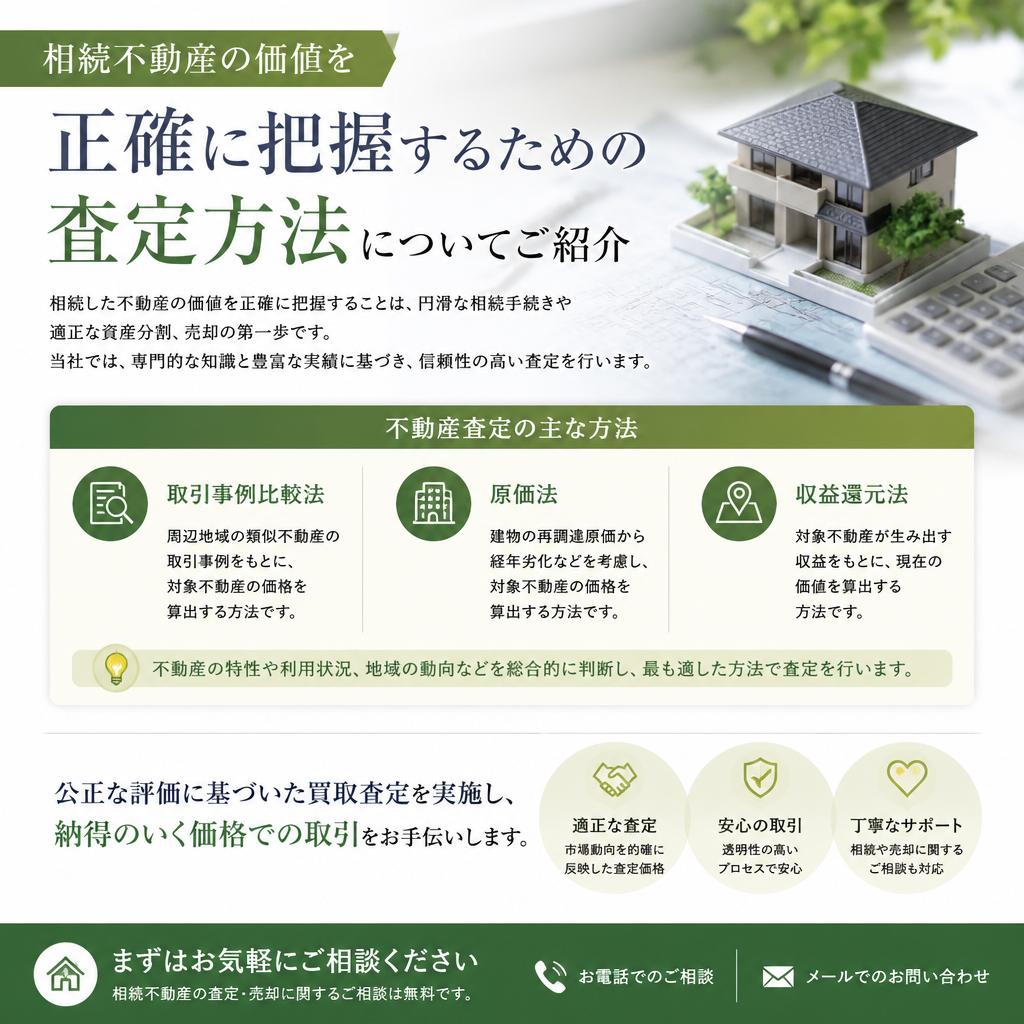 物件査定・買取査定のポイント