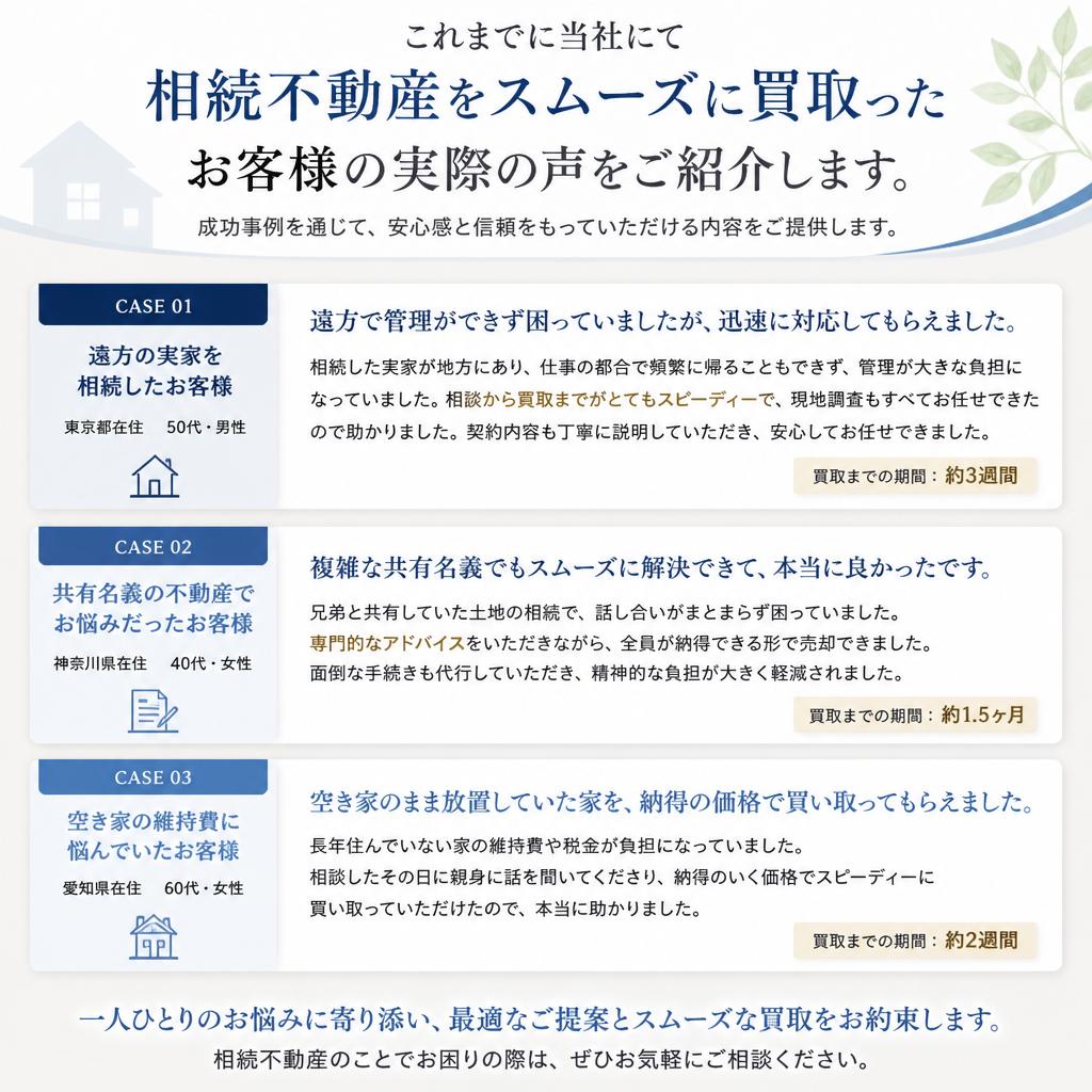 お客様の声｜成功事例のご紹介