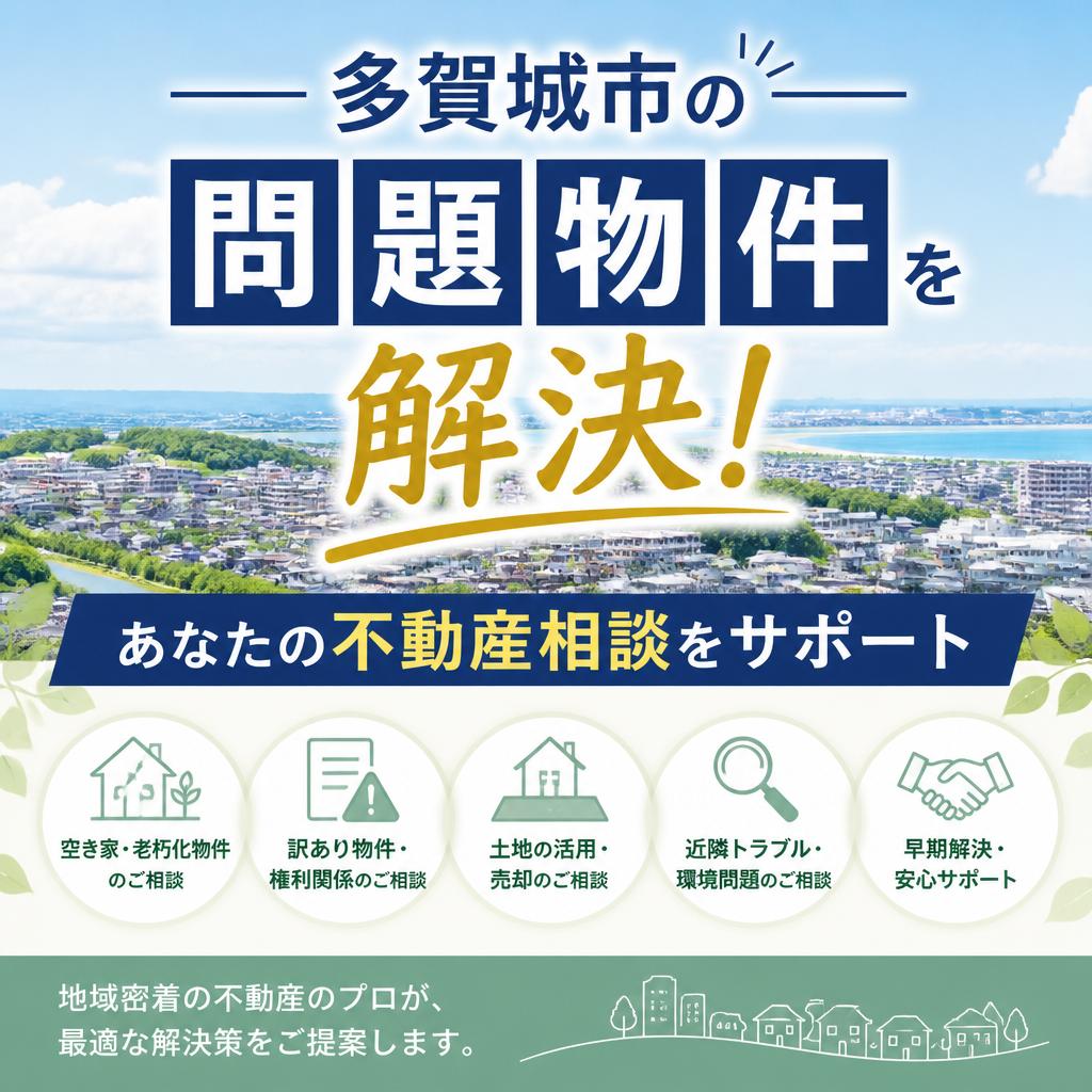 多賀城市の問題物件を解決！あなたの不動産相談をサポート