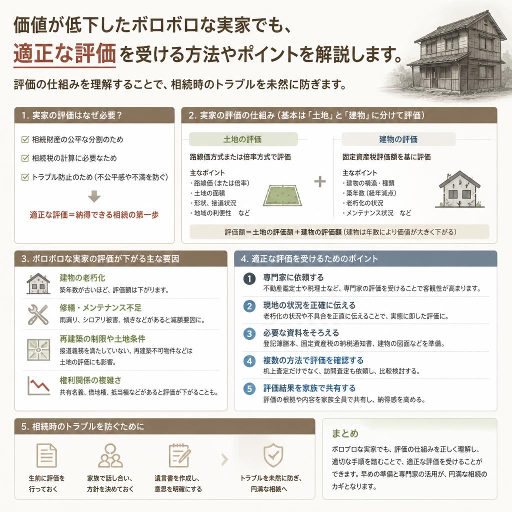 3. ボロボロな実家の不動産評価