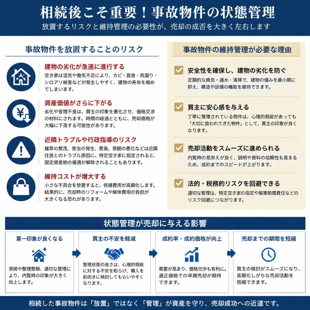 相続後の事故物件管理の重要性