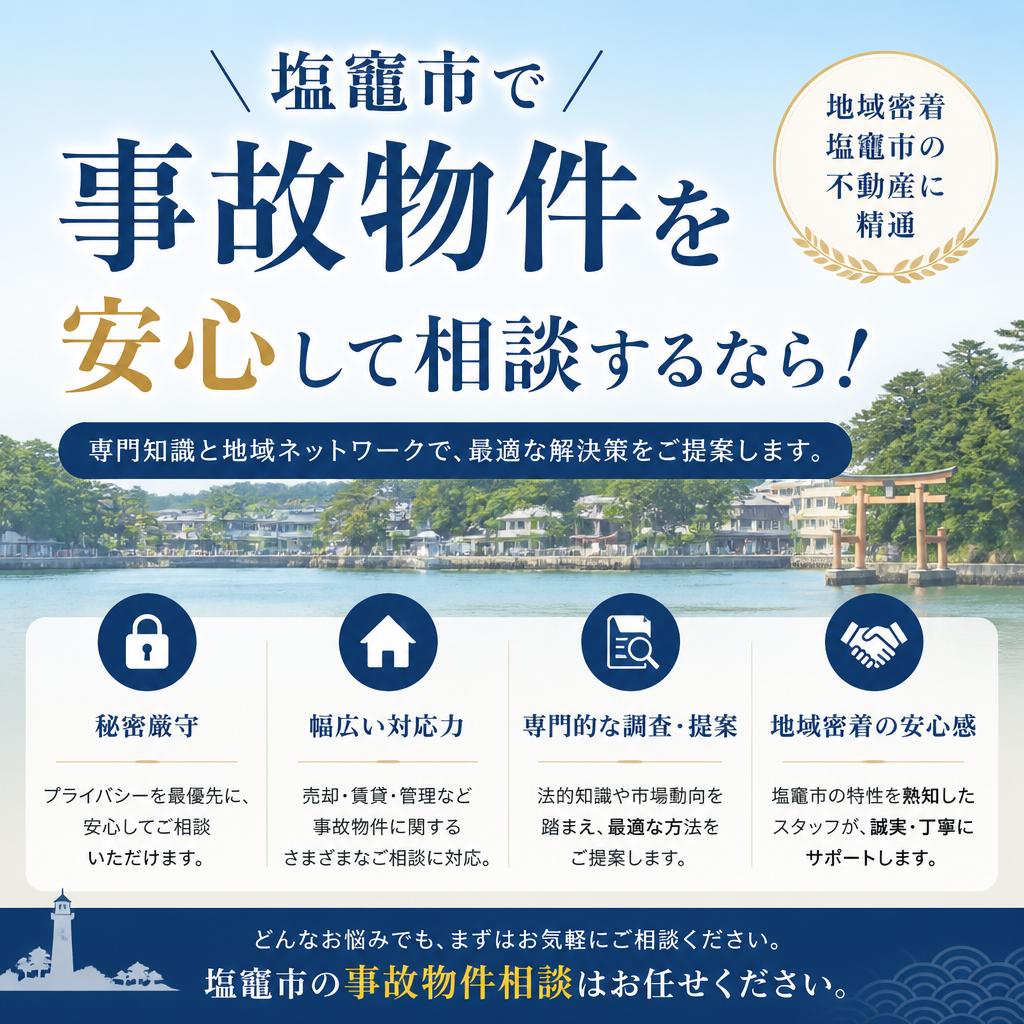 塩竈市で事故物件を安心して相談するなら！