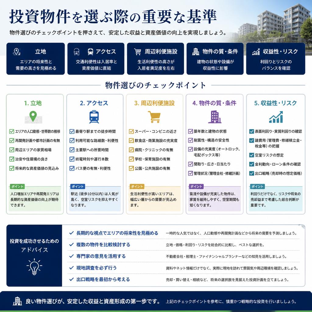 投資物件選びの基準