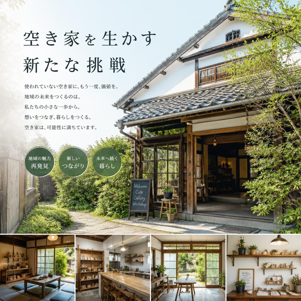 空き家を生かす新たな挑戦