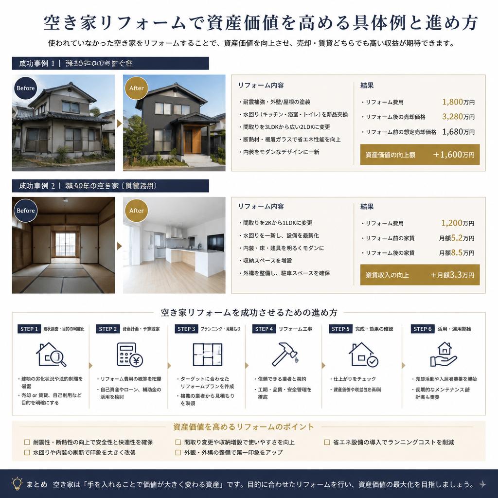 リフォームによる価値向上