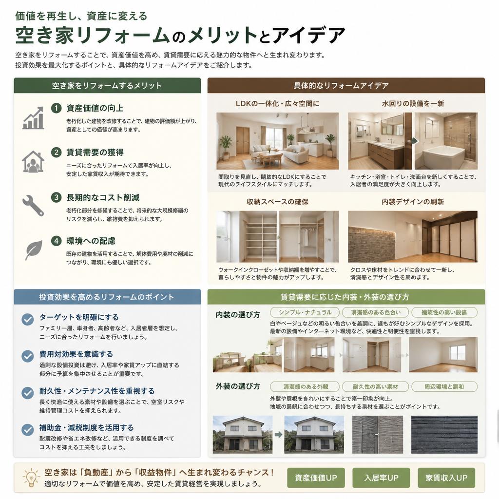 リフォームで資産価値アップ！