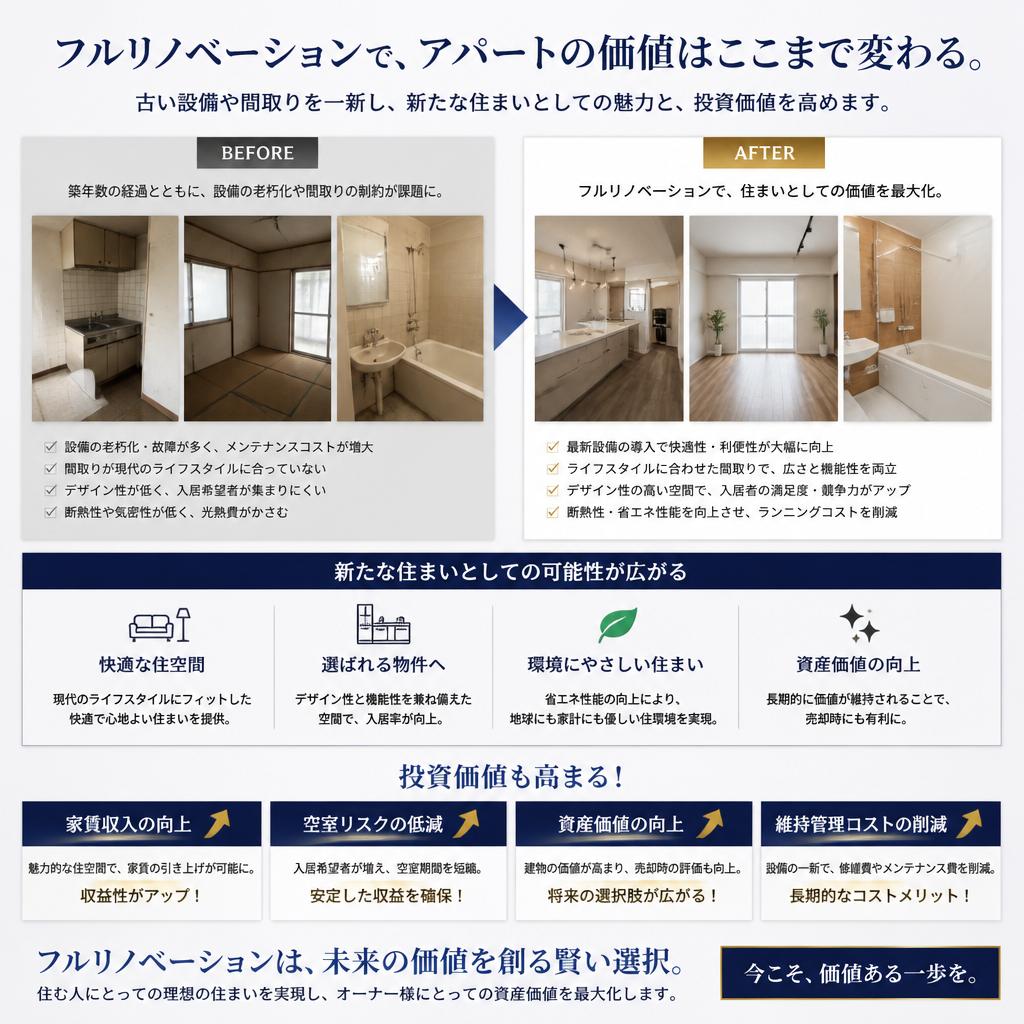 2. フルリノベーションのメリット