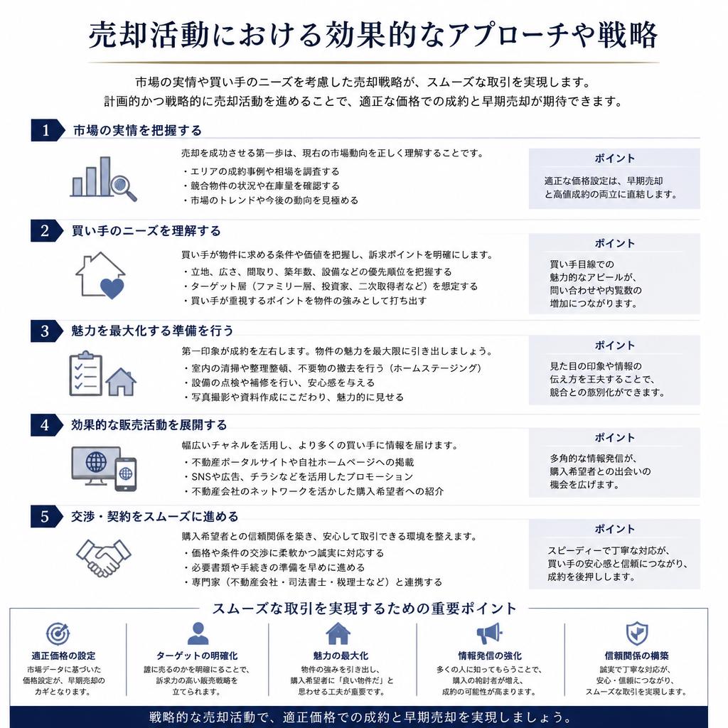 放置アパートの売却活動のポイント