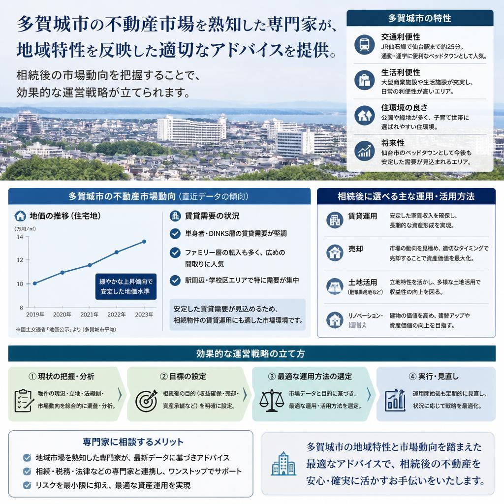 多賀城市の地域特性と市場動向