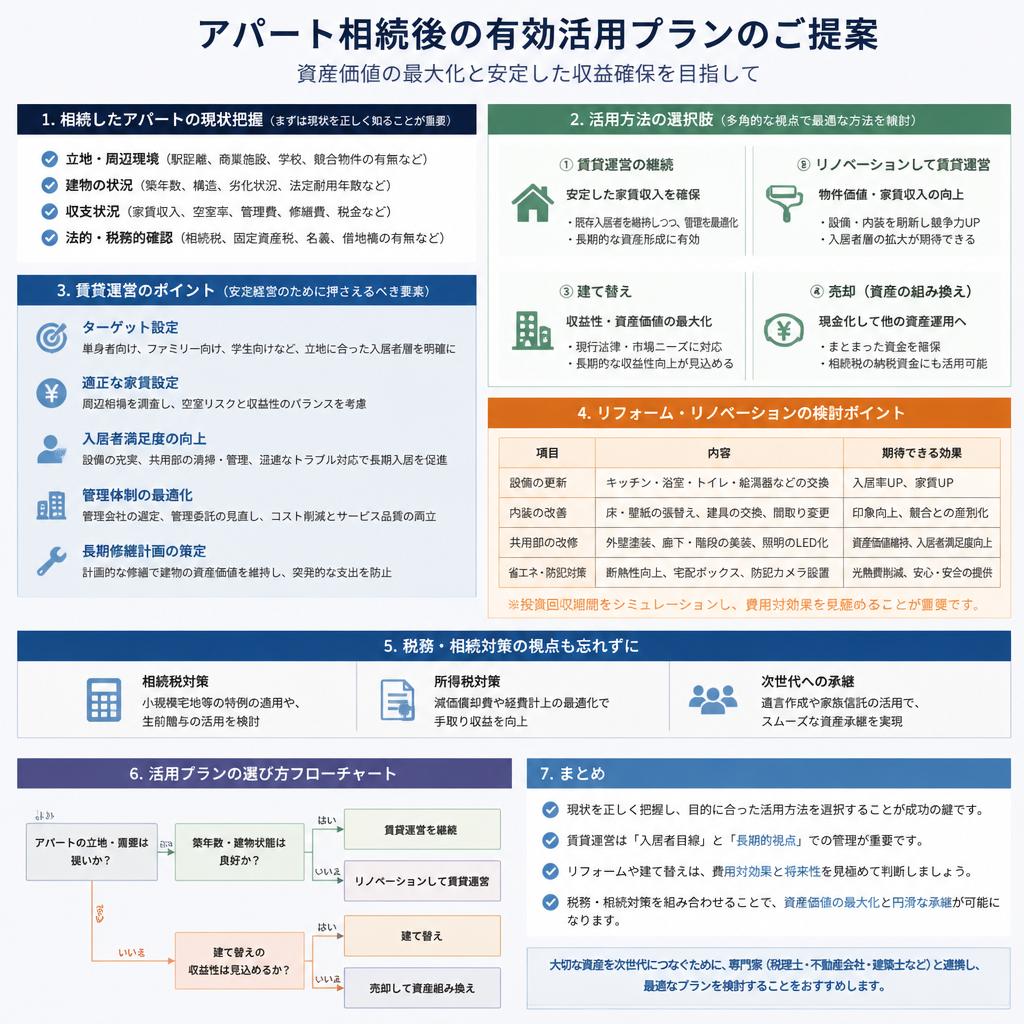相続後のアパート活用法