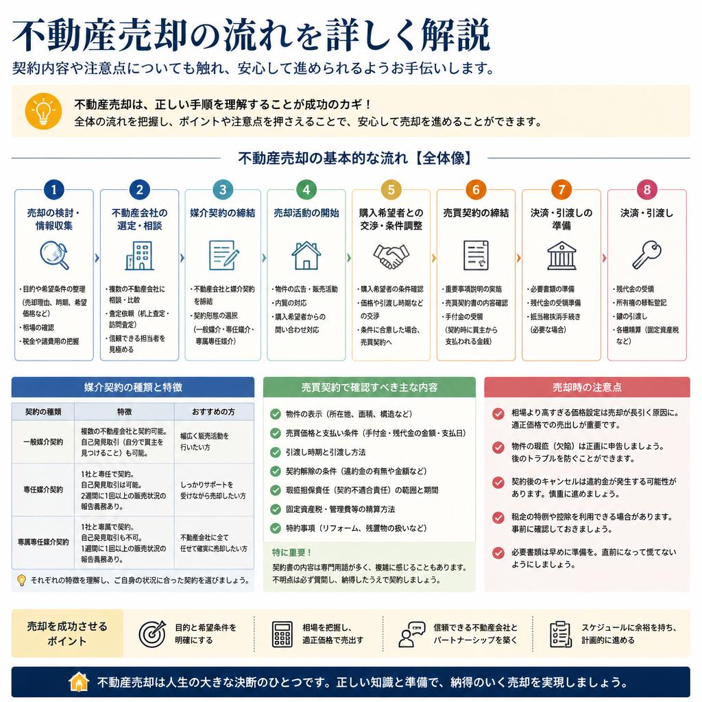 3. 売却のプロセスを知る