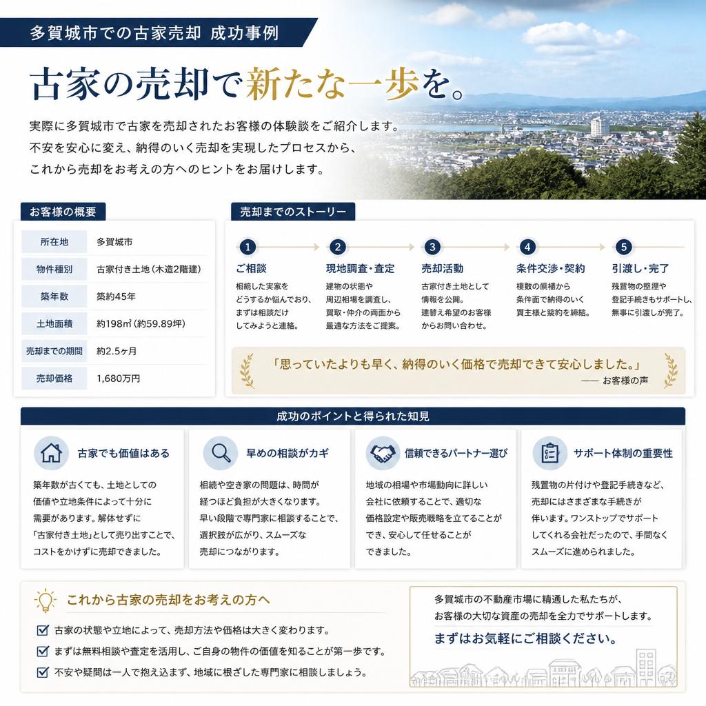 成功事例から学ぶ！実際の売却体験