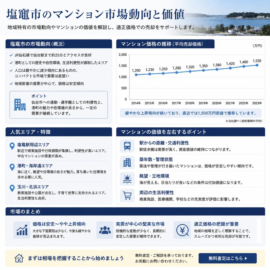 塩竃市の不動産市場を理解する