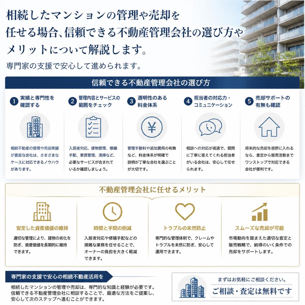 不動産管理会社を活用した賢い選択肢