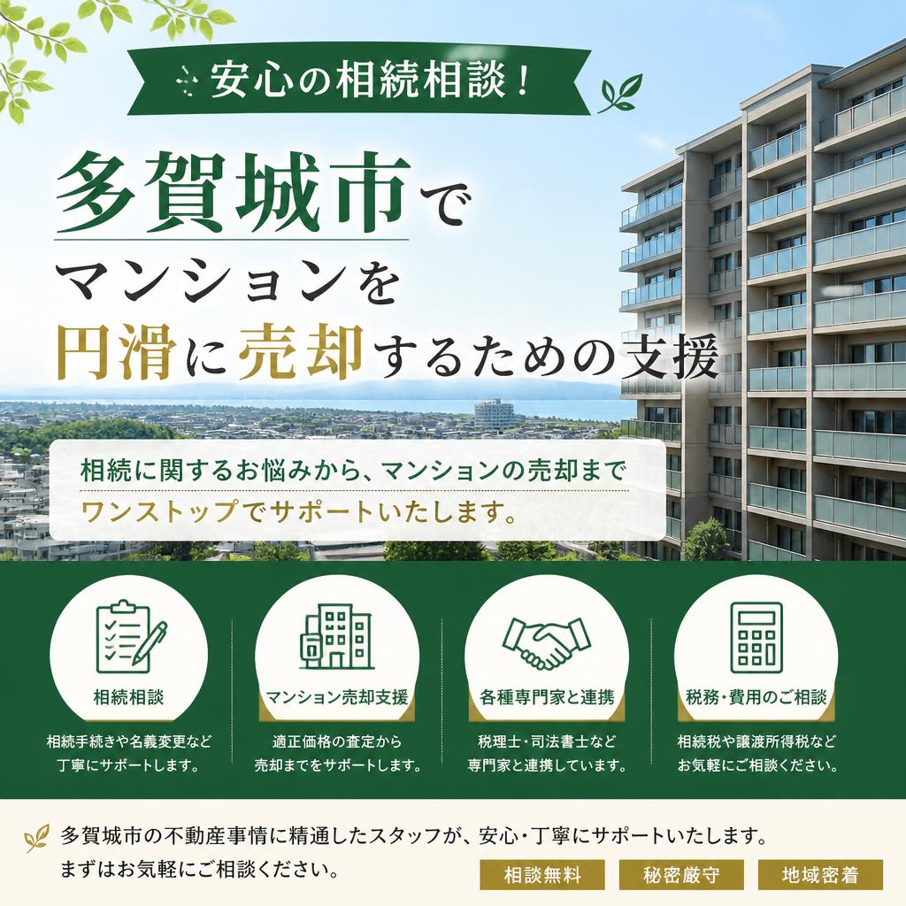 安心の相続相談！多賀城市でマンションを円滑に売却するための支援