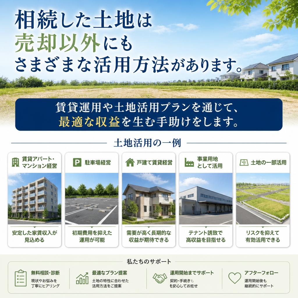 資産活用の選択肢を広げる