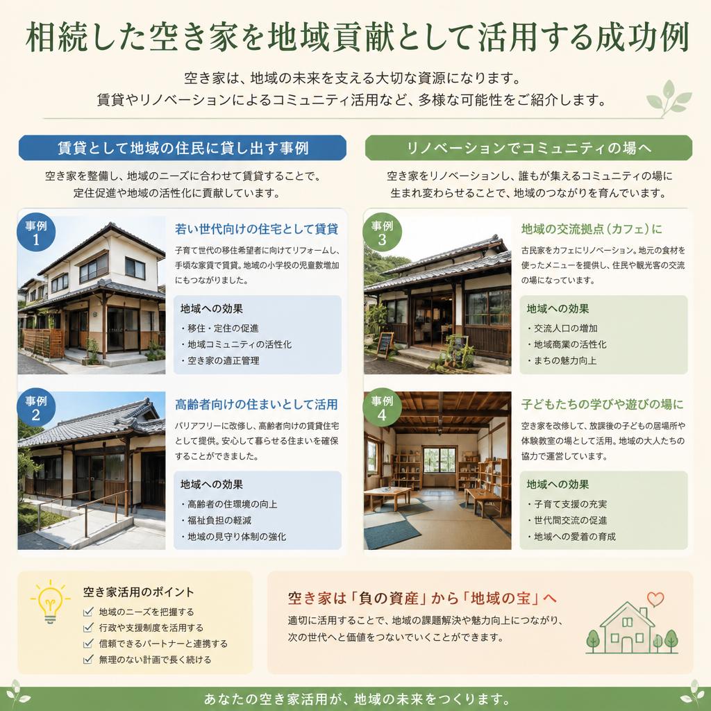 相続した空き家の活用事例