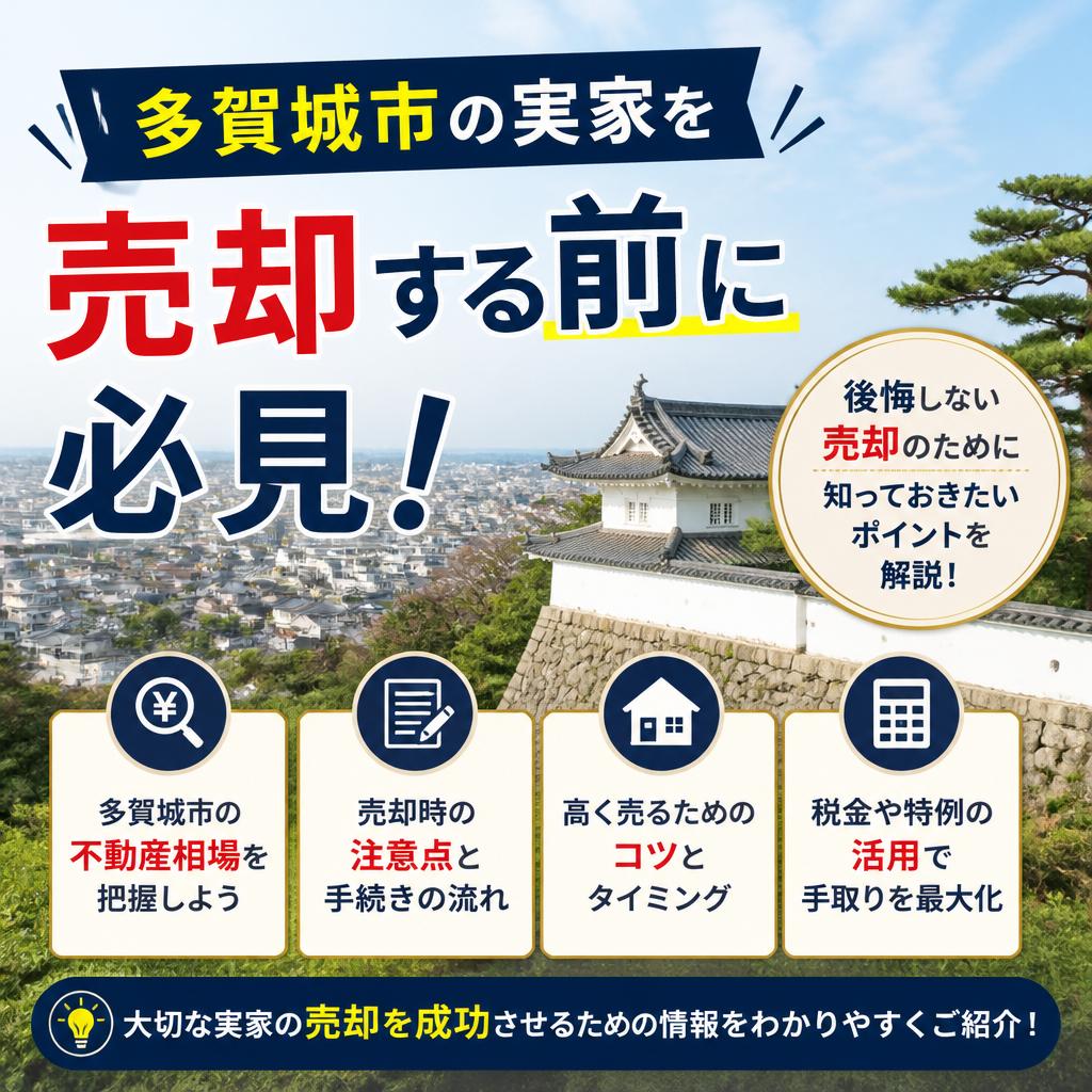 多賀城市の実家を売却する前に必見！