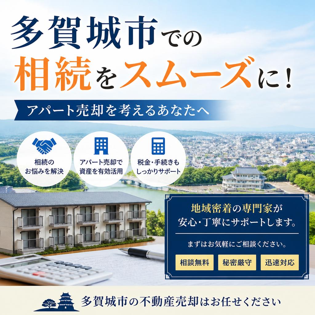 多賀城市での相続をスムーズに！アパート売却を考えるあなたへ