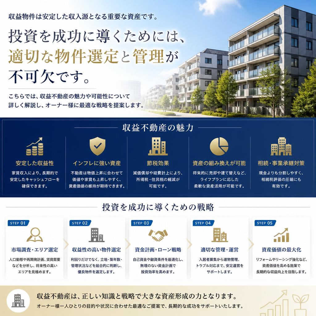 収益不動産の魅力