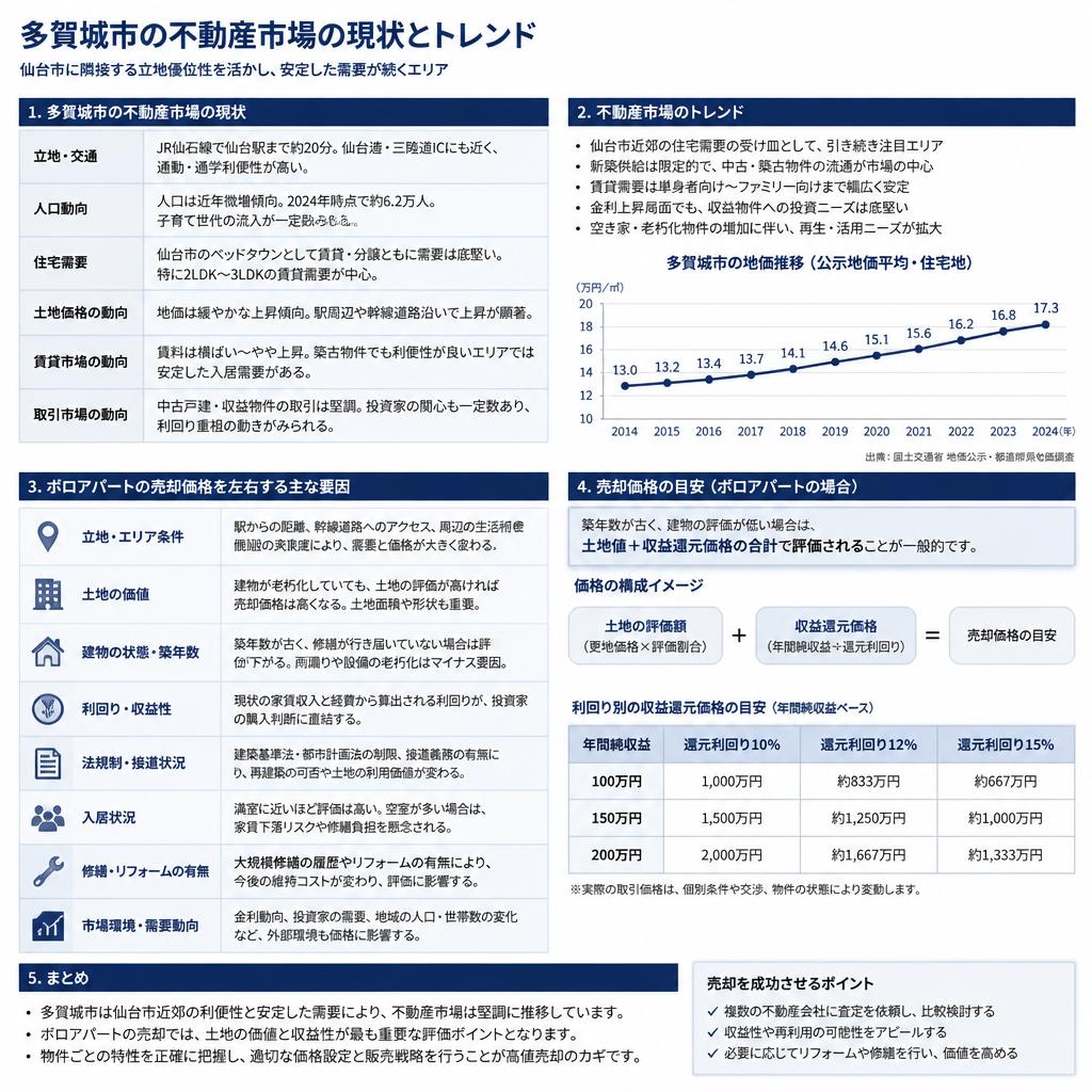 2. 多賀城市の不動産市場とは？