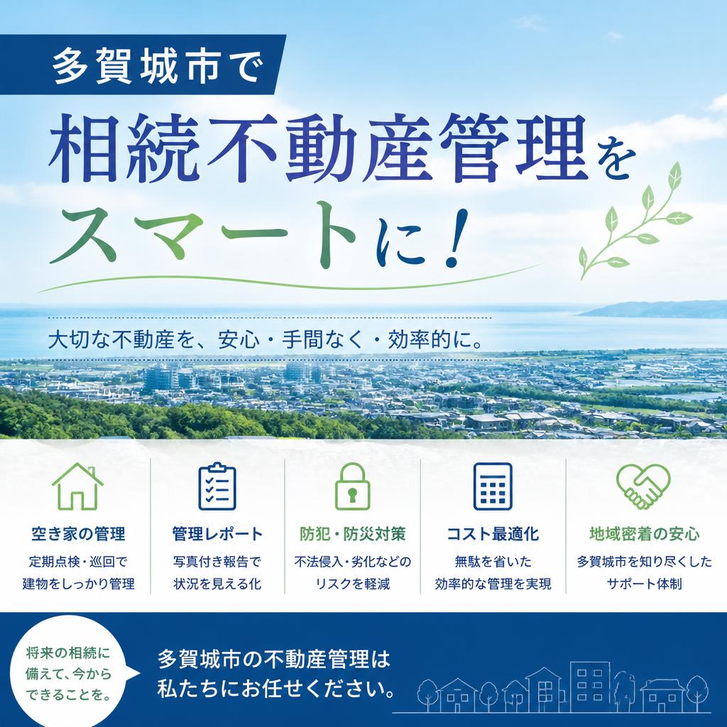 多賀城市で相続不動産管理をスマートに！
