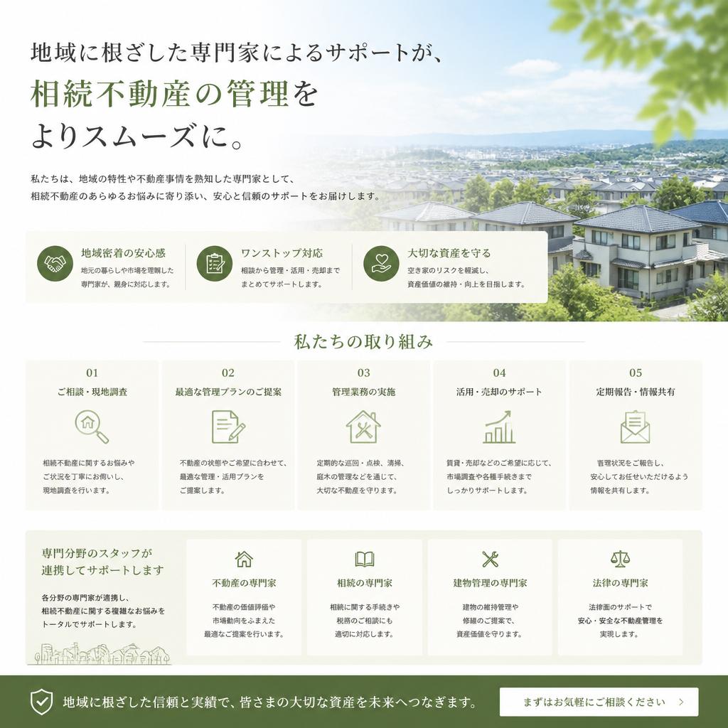 3. 地域特化型のサポート体制