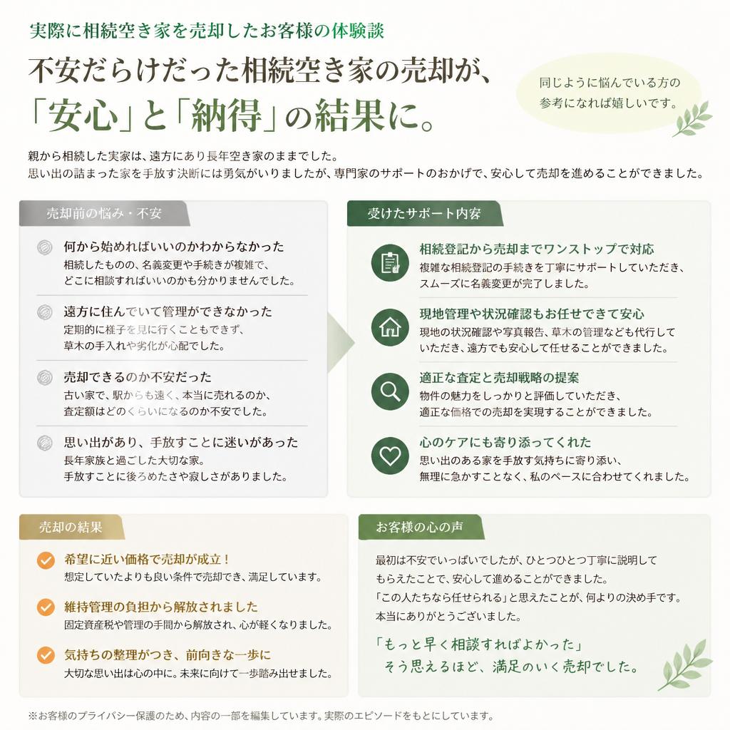 お客様の声（成功事例）