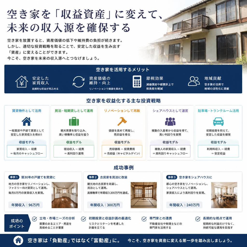 不動産投資の視点から見た空き家の活用法
