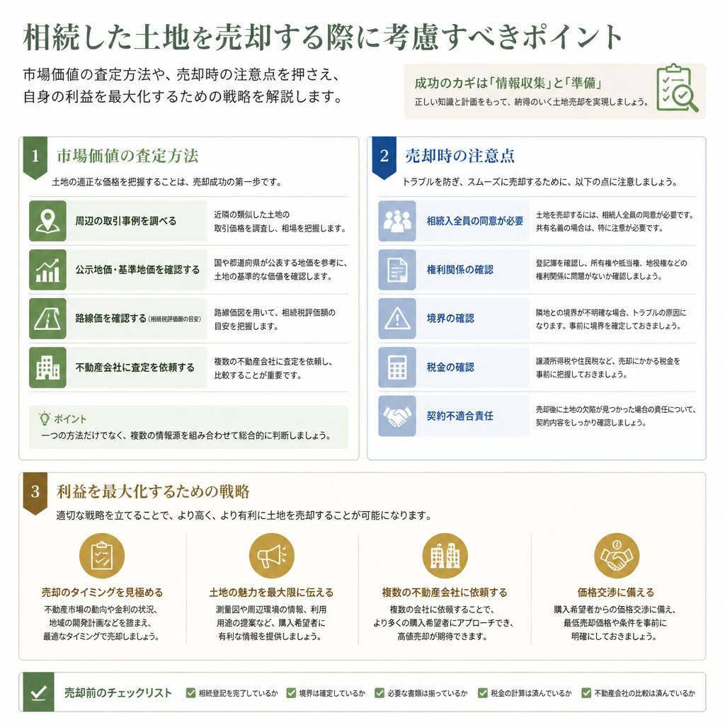 土地売却のポイント