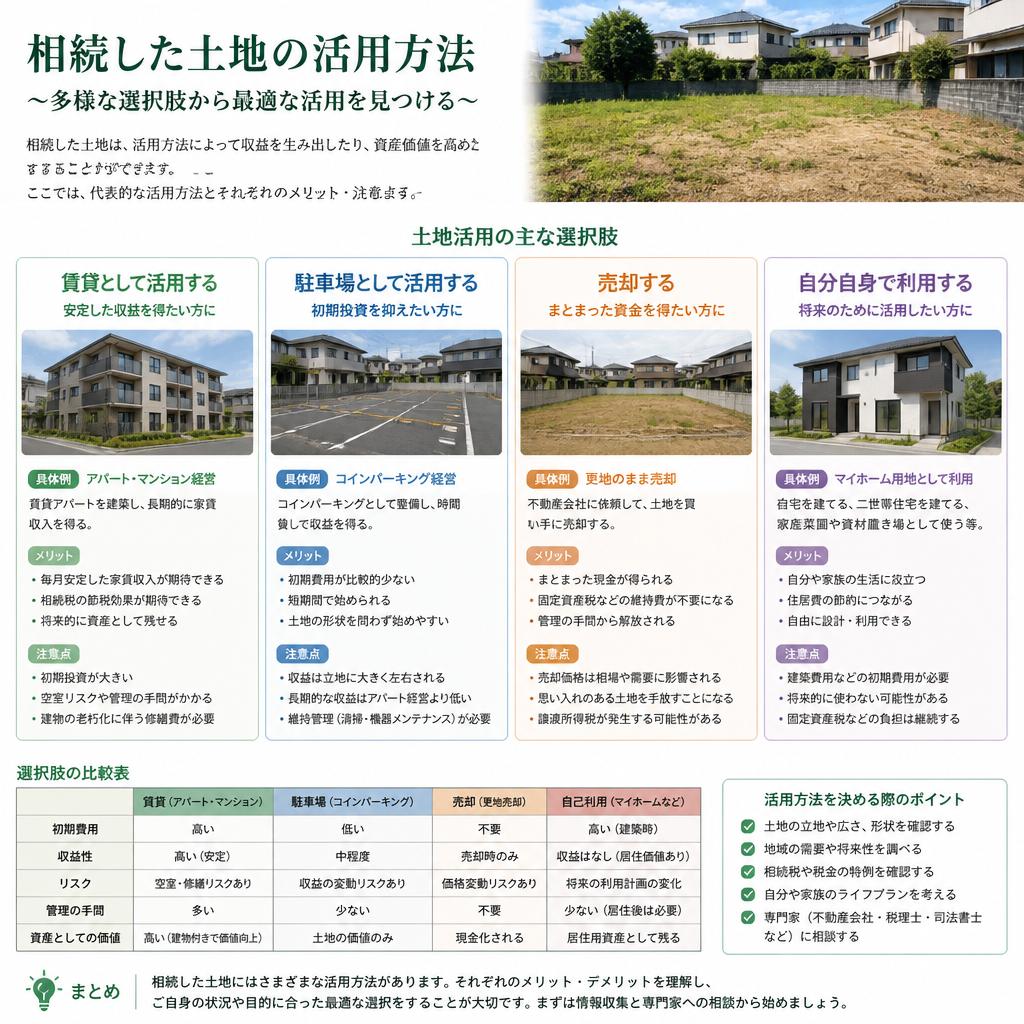 土地活用の選択肢