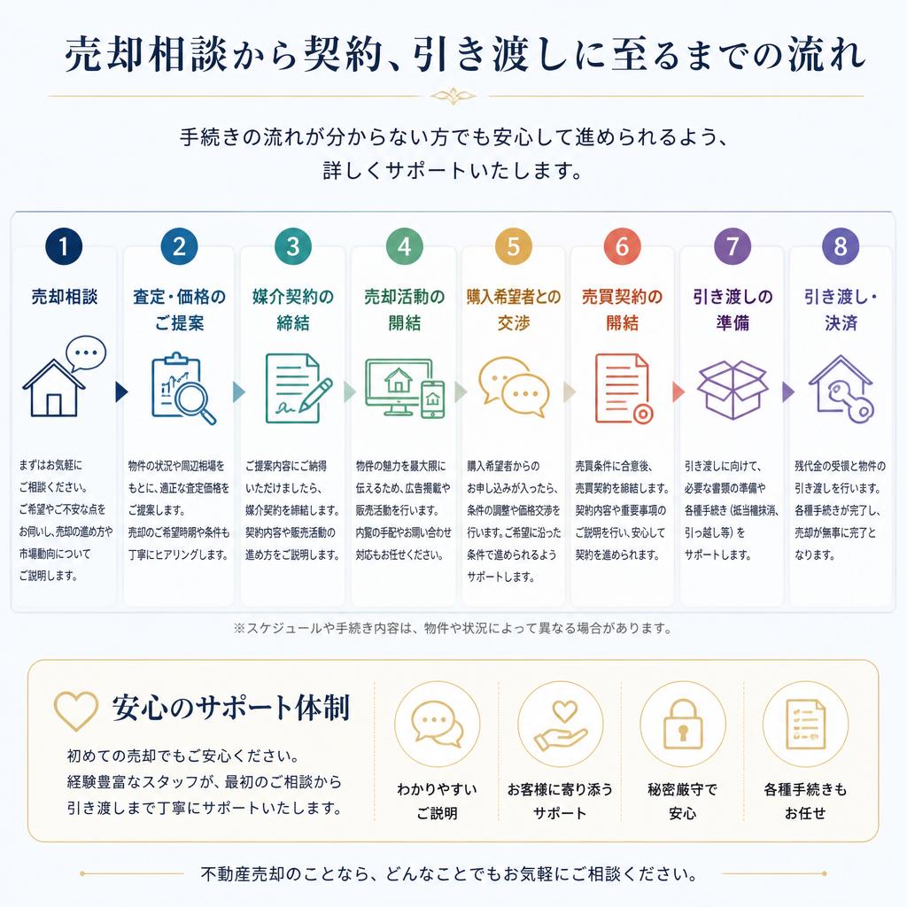 売却までの流れ