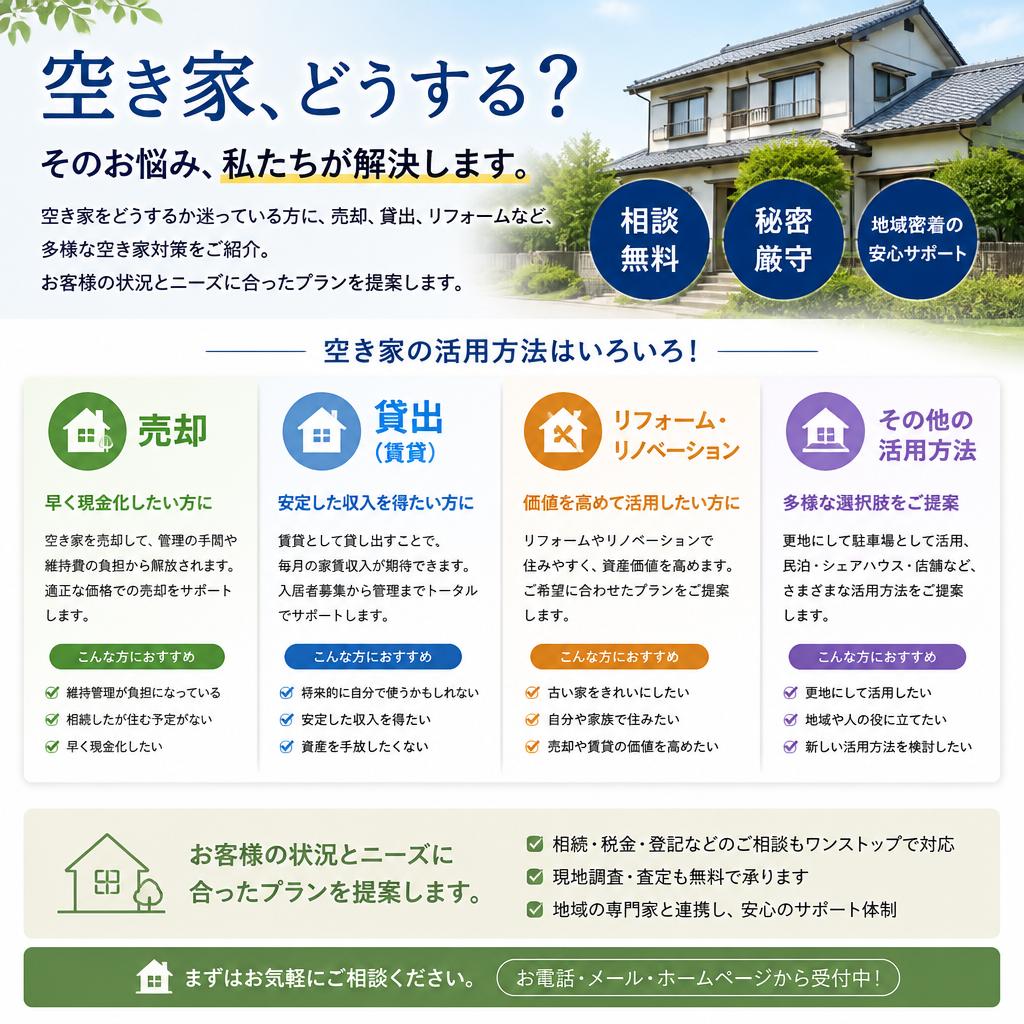 空き家対策の具体的な方法