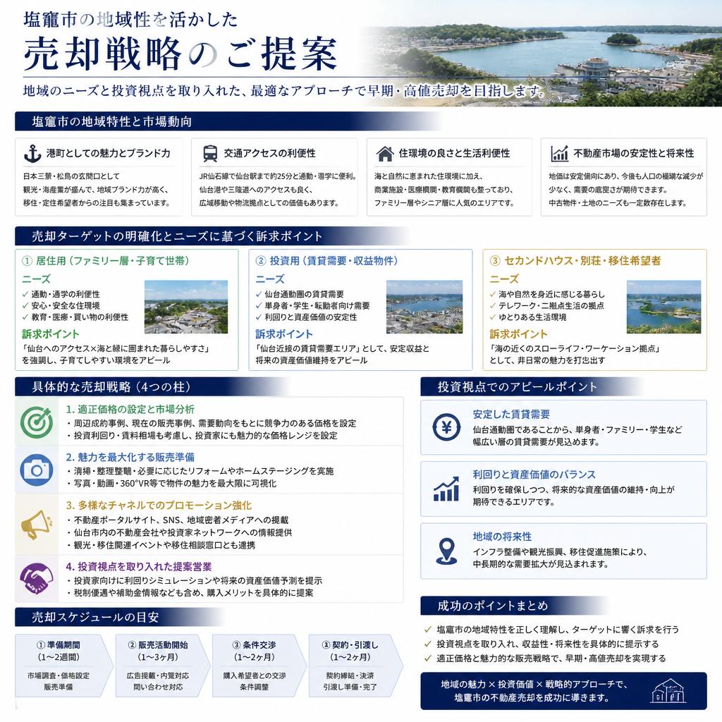 地域特性を活かした売却戦略