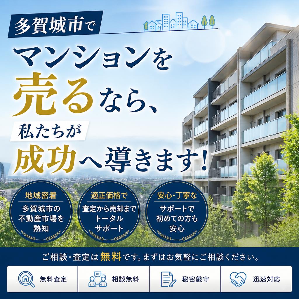多賀城市でマンションを売るなら、私たちが成功へ導きます！