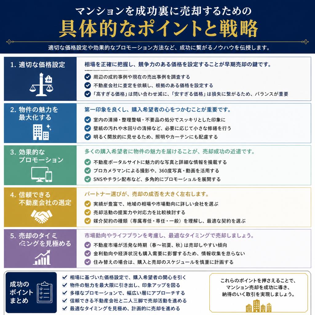 成功するマンション売却のポイント