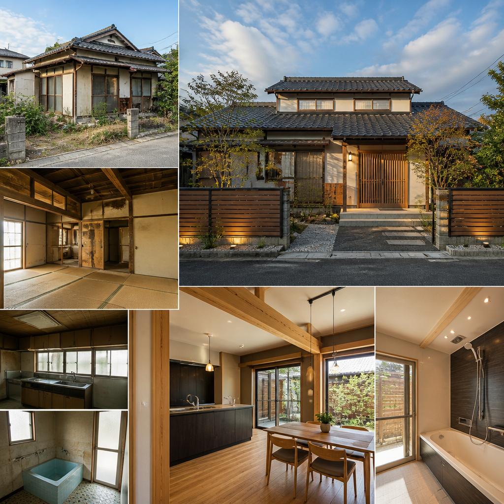 あなたの手で塩釜市の古い空き家を魅力あふれる居住・投資物件に！